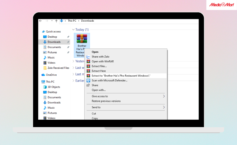 Download game Tiệm Phở Của Anh Hai