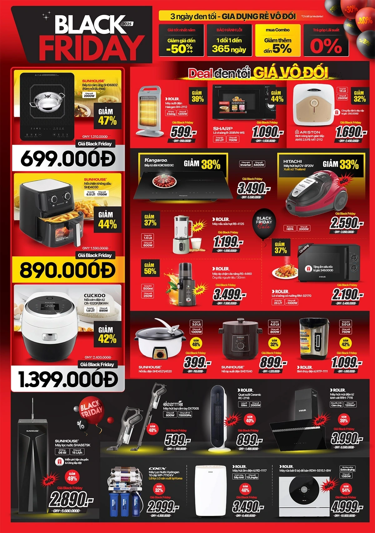 Gia dụng, đồ dùng nhà bếp giảm sâu - Chỉ từ 199K, nhận vô vàn quà