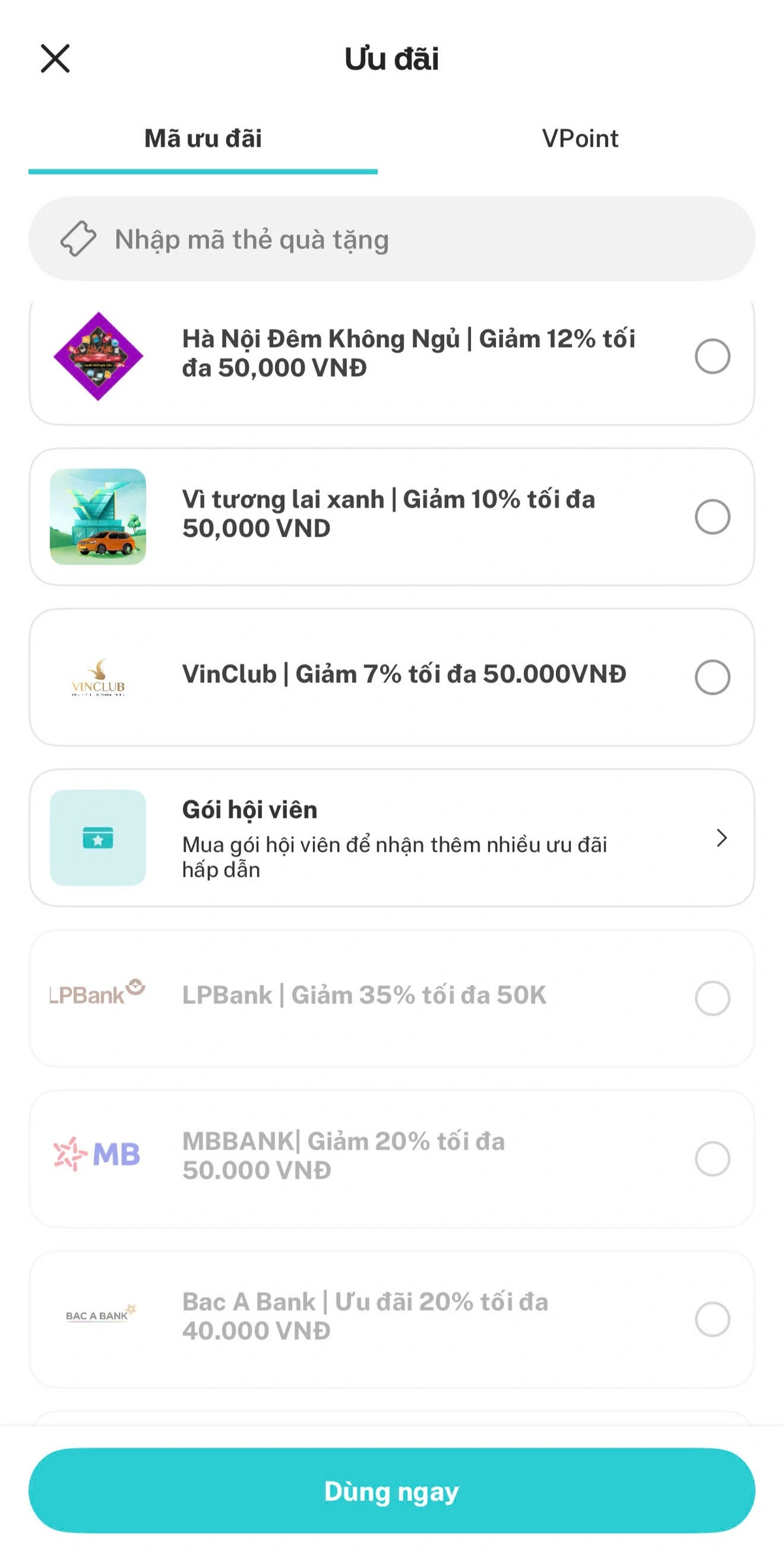 Hướng dẫn áp dụng mã giảm giá Xanh SM 2