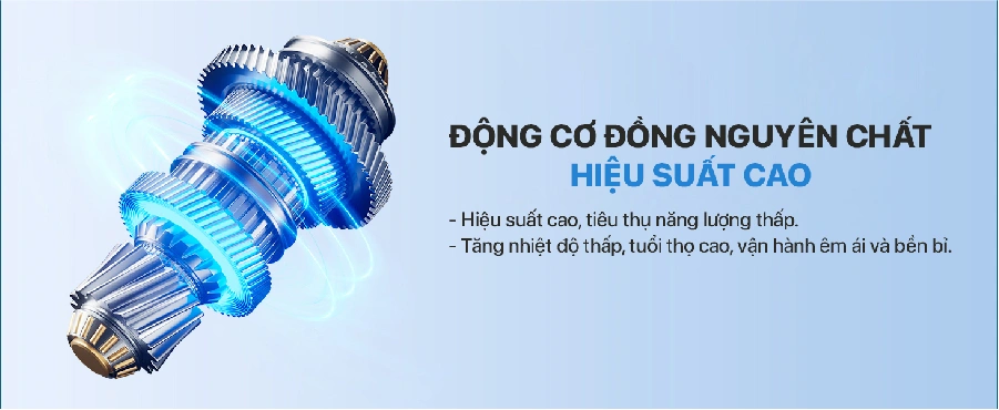 Làm mát đồng đều, lưu lượng gió lớn