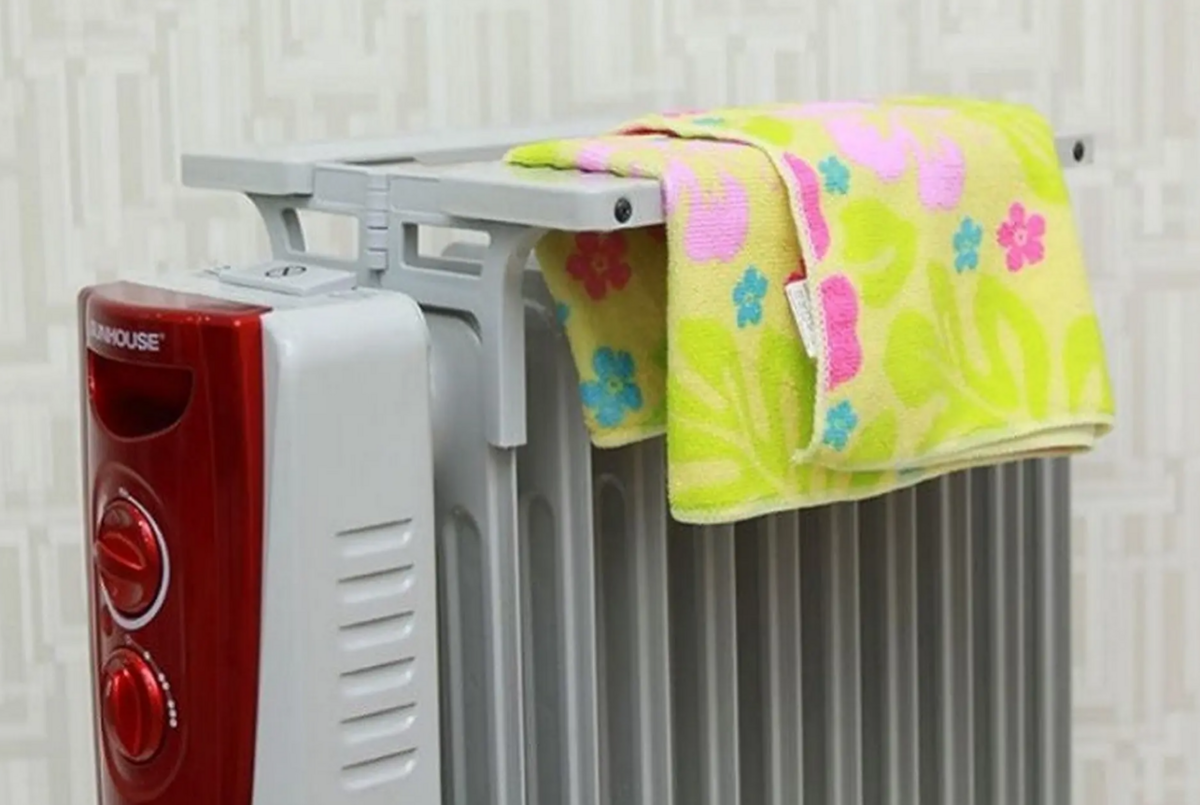 Lau bề mặt bên ngoài các bộ phận của máy sưởi