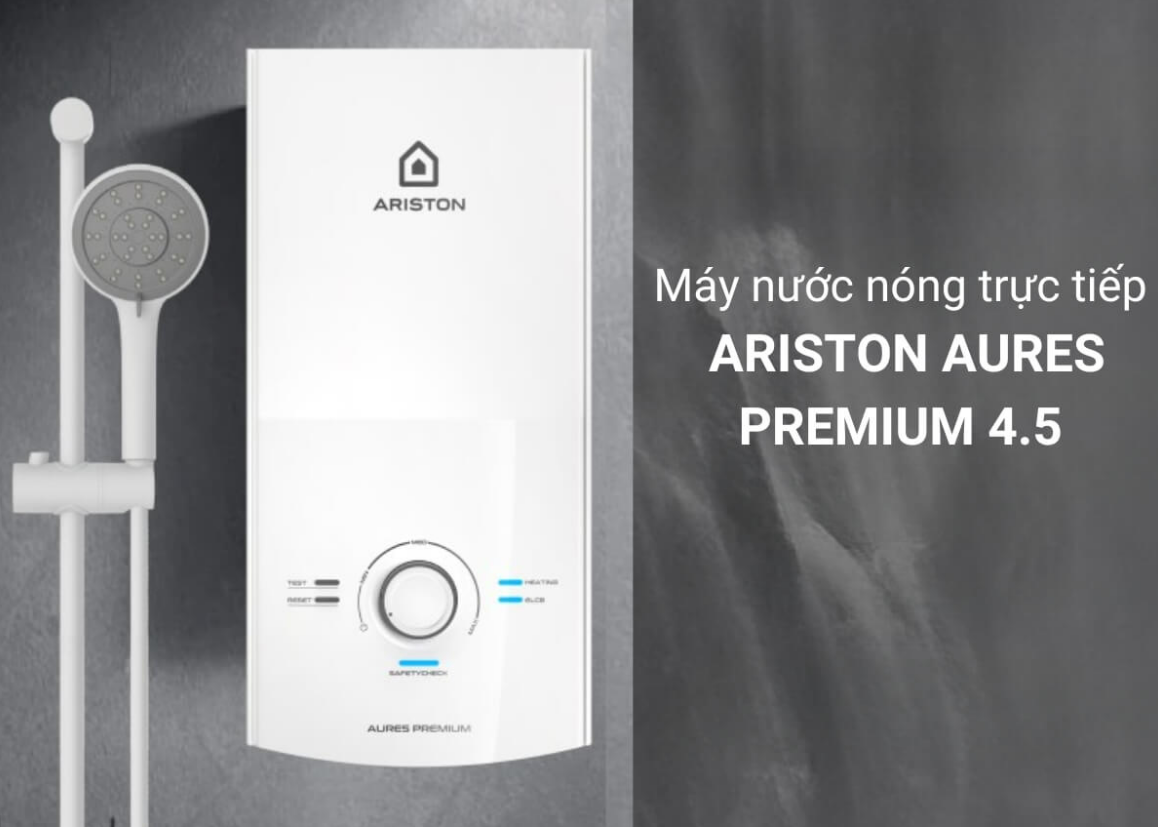 Máy nước nóng trực tiếp Ariston AURES PREMIUM+