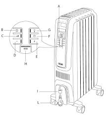 Máy sưởi dầu thường có cấu tạo khá đơn giản