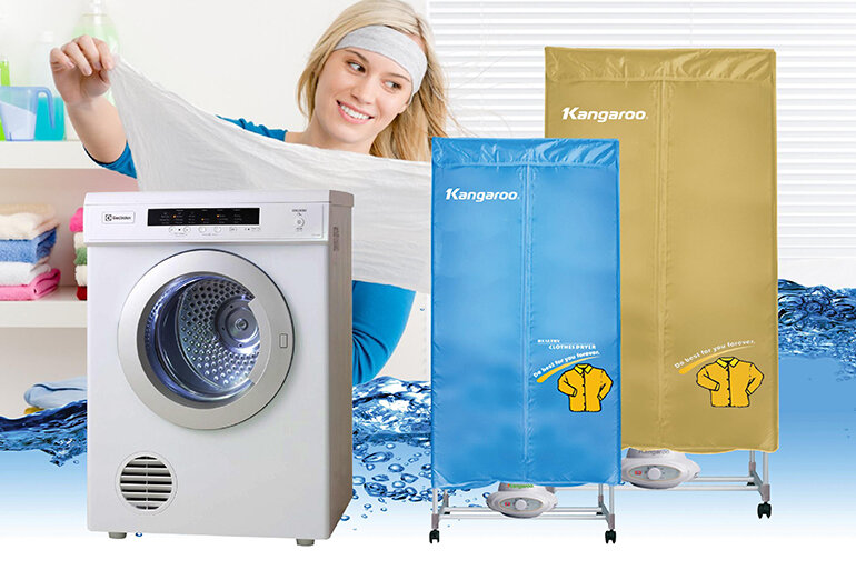 Phân loại và hiểu rõ ưu - nhược điểm của từng loại máy sấy quần áo