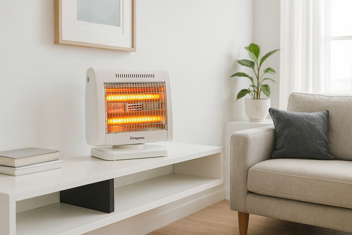 Quạt Sưởi Halogen Kangaroo KG1018C - 2 Bóng