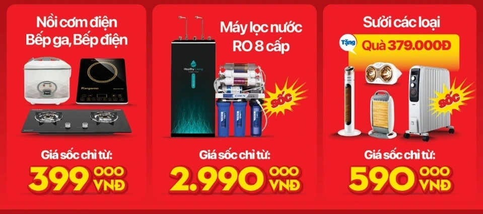Siêu sale 11.11, Mediamart giảm sốc thiết bị gia dụng