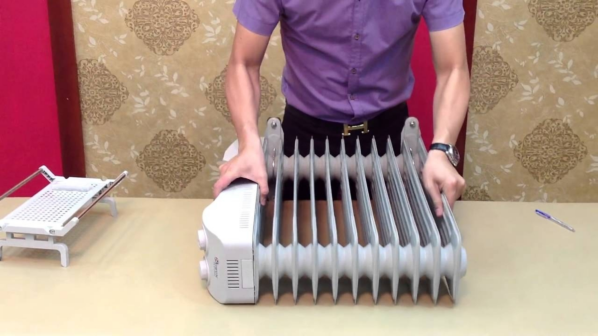Vệ sinh cẩn thận các thanh nhiệt máy sưởi dầu