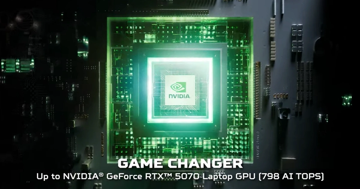 Hiệu năng mạnh mẽ với CPU Intel Core Ultra và RTX 5070