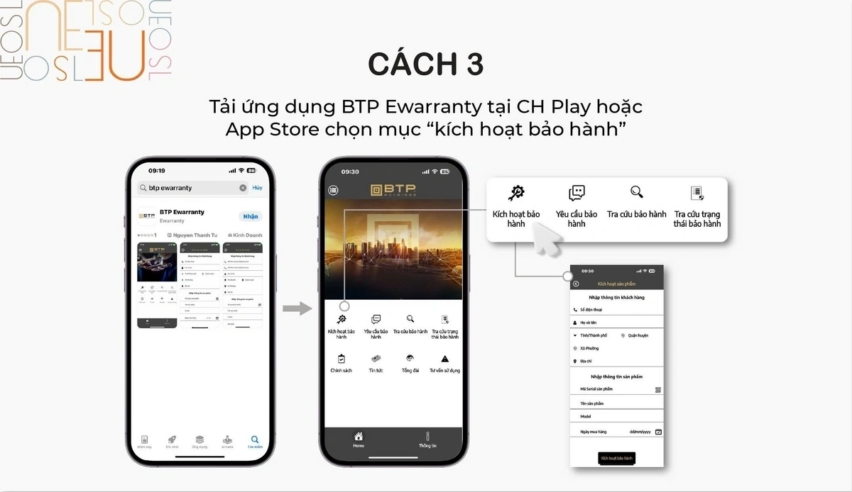 Hướng dẫn kích hoạt Bảo hành điện tử Bếp Hawonkoo 3