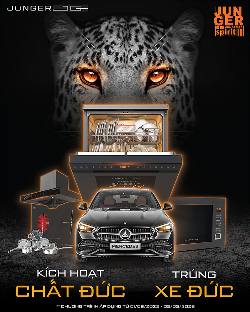 Mua JUNGER JG tại MediaMart trúng Mercedes-Benz và quà tặng đến 2 tỷ