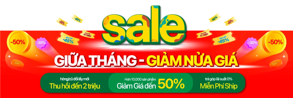 Sale giữa tháng - Phụ kiện giảm nửa giá