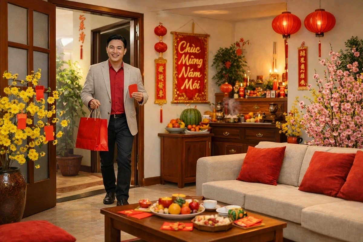 Có nên tự xông đất cho nhà mình?