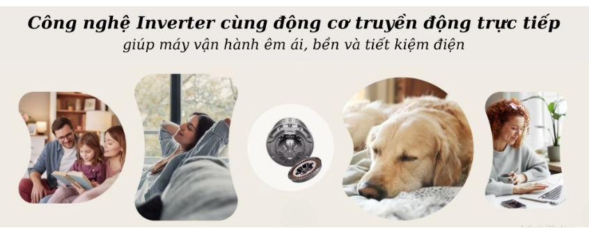 Công nghệ nổi bật – những yếu tố quyết định độ giặt sạch, độ bền và tiện ích thực tế