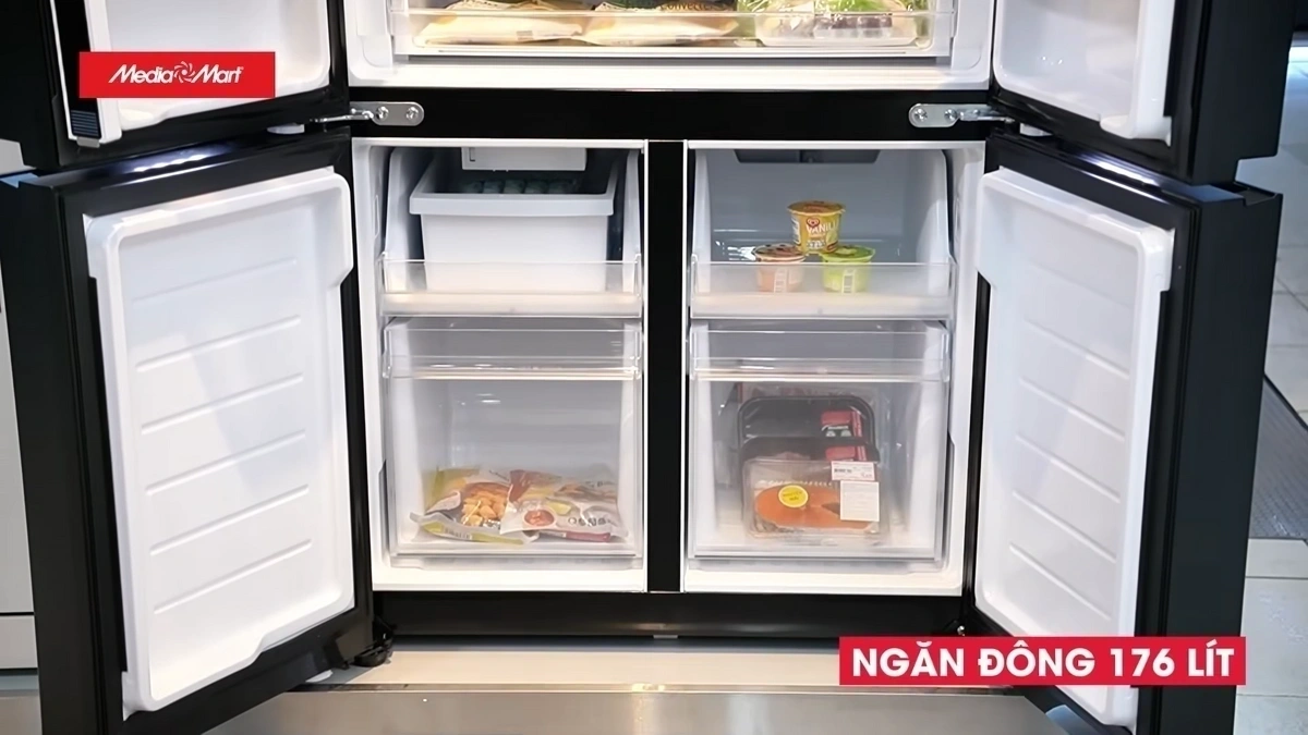 Dung tích 571 lít – Không gian lưu trữ rộng rãi cho gia đình đông người