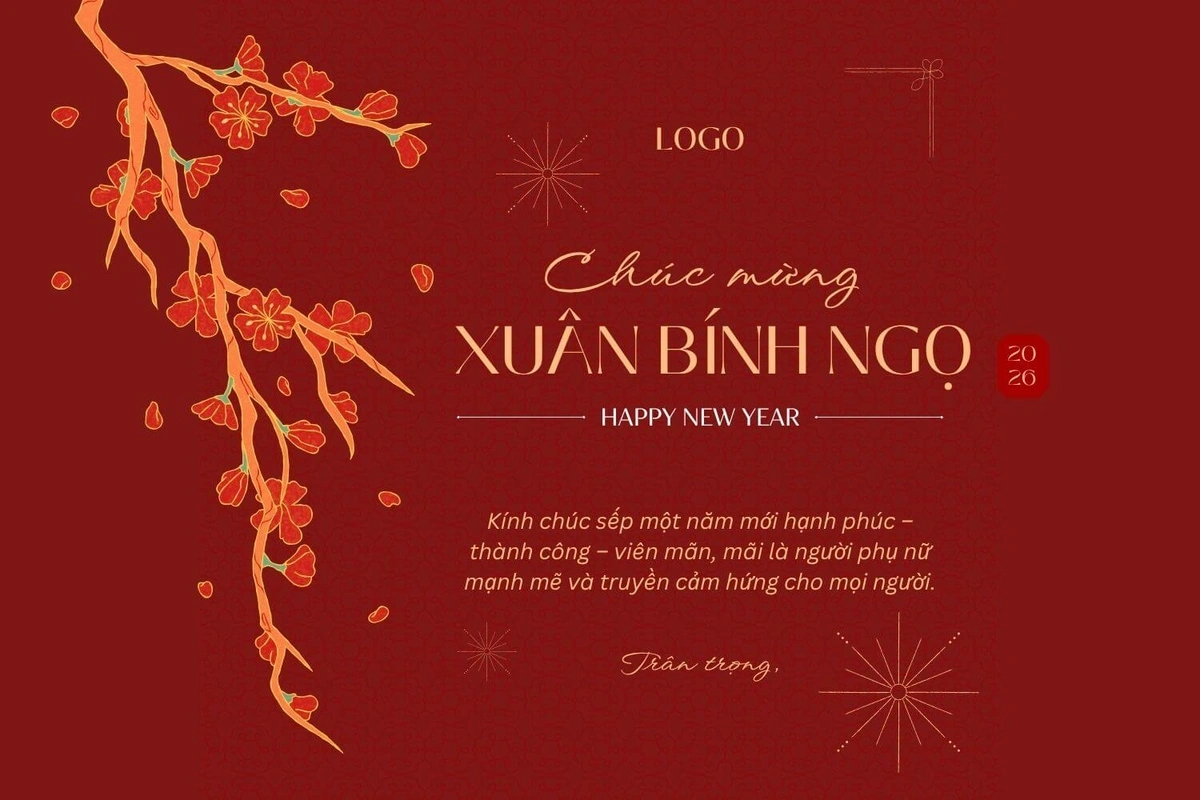 Lời chúc Tết 2026 hay gửi đến sếp