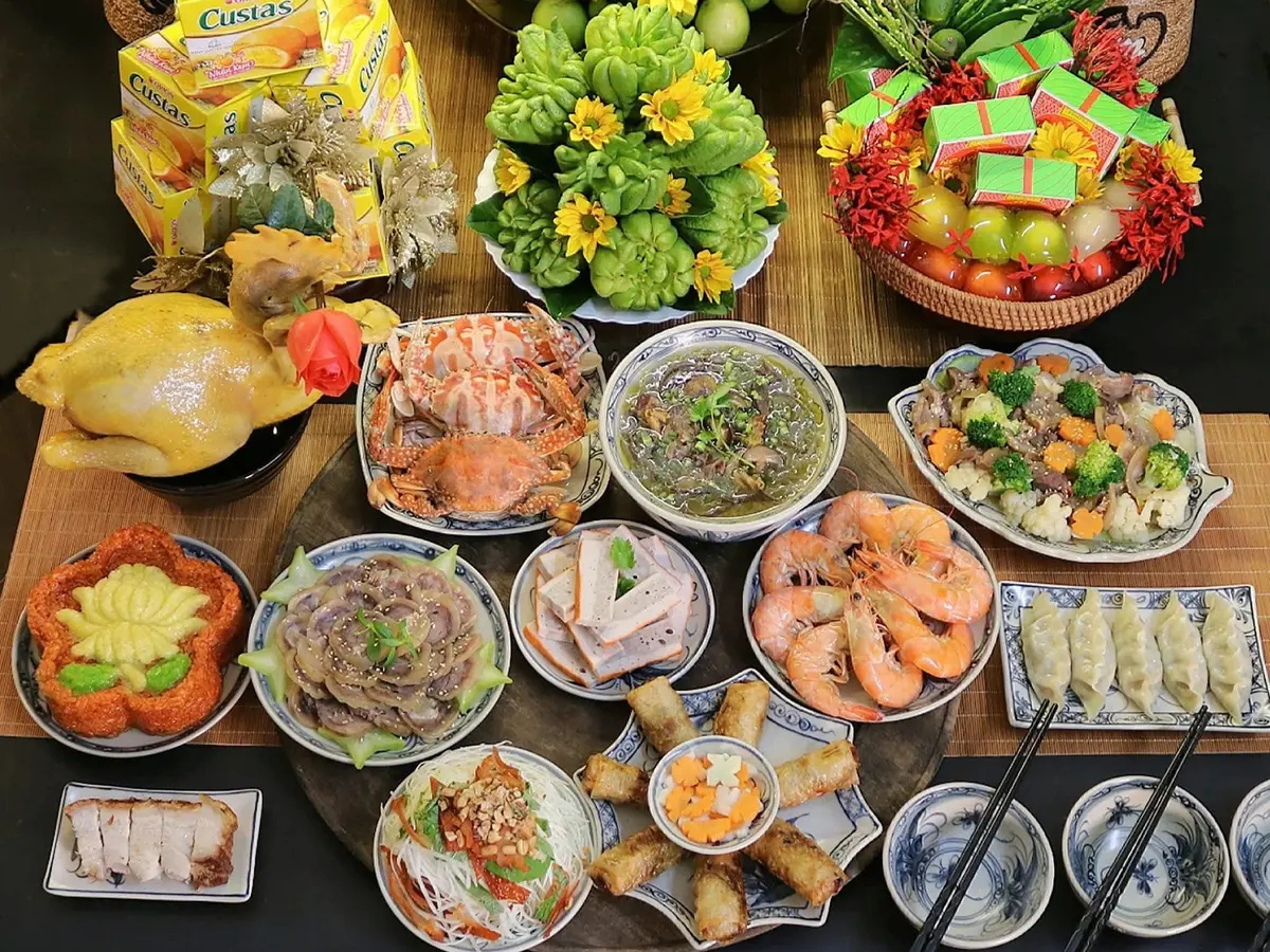 Mâm cúng ông Công ông Táo