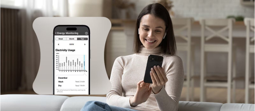 Máy giặt LG được trang bị công nghệ giặt AI DD thông minh