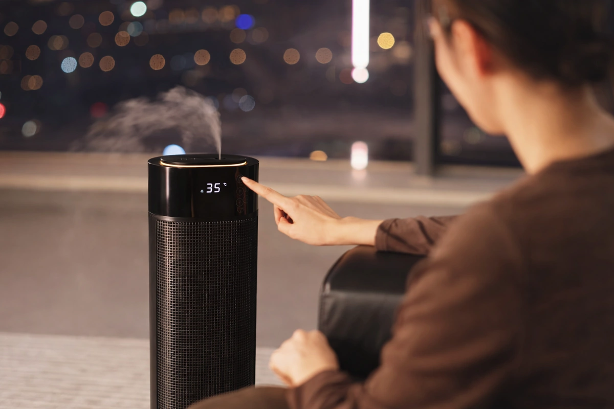 Sưởi Ceramic kết hợp tạo ẩm Roler RC-2124R