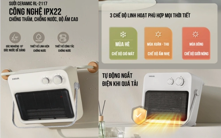 Tiện ích thông minh – An tâm sử dụng 4 mùa