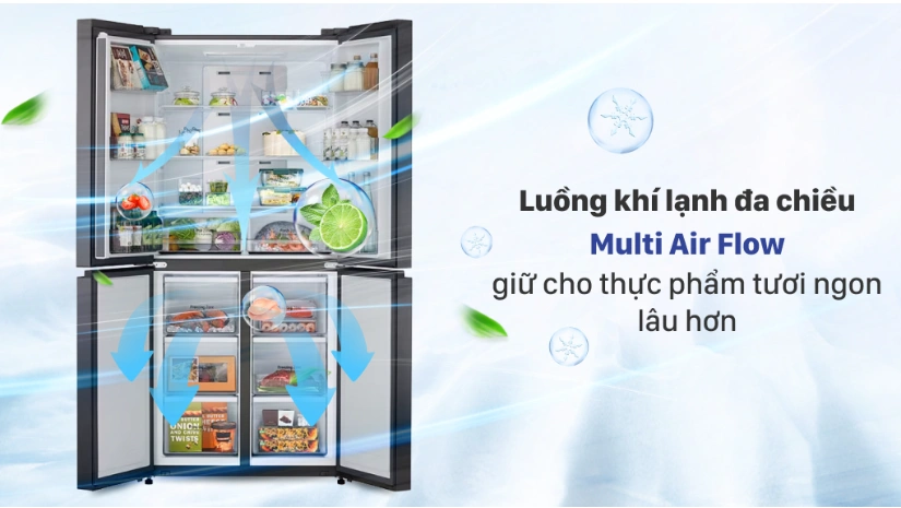 Tủ lạnh 4 cửa Inverter 415 Lít Coex RM-4014MIS - Giá ngon, nhiều tiện ích