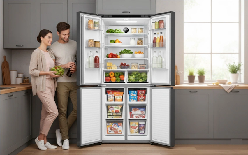 Tủ lạnh 4 cửa Inverter 415 Lít Coex RM-4014MIS - Giá ngon, nhiều tiện ích