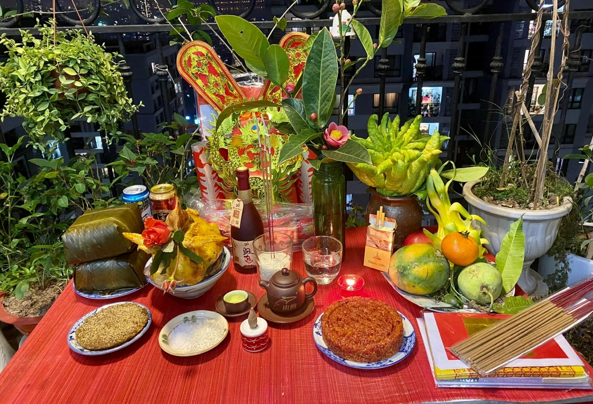 Văn khấn giao thừa ngoài trời số 2