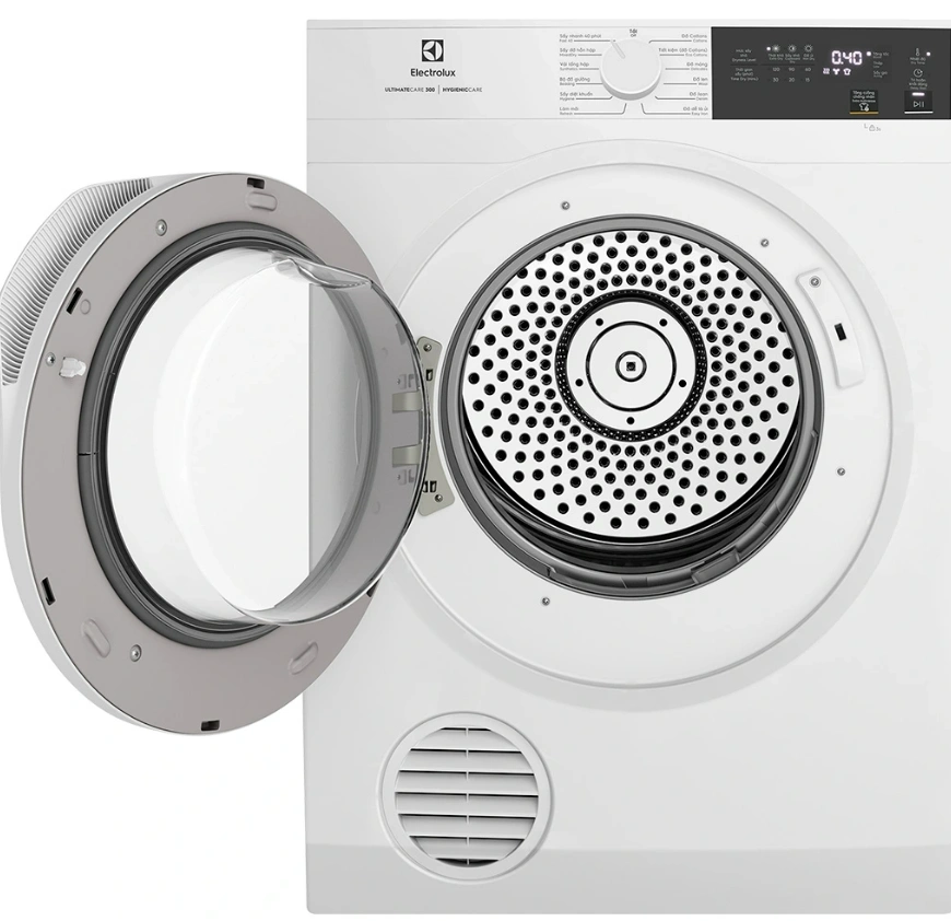 Máy sấy thông hơi Electrolux 8kg EDV804H3WC