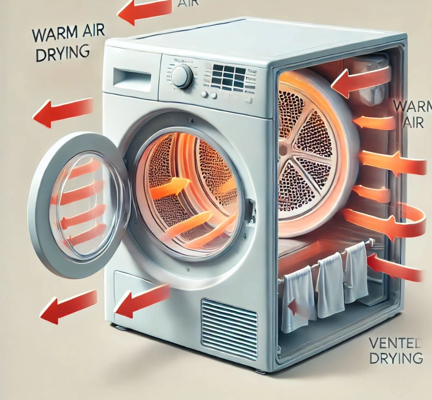 Sấy khô nhanh chóng, tiết kiệm thời gian