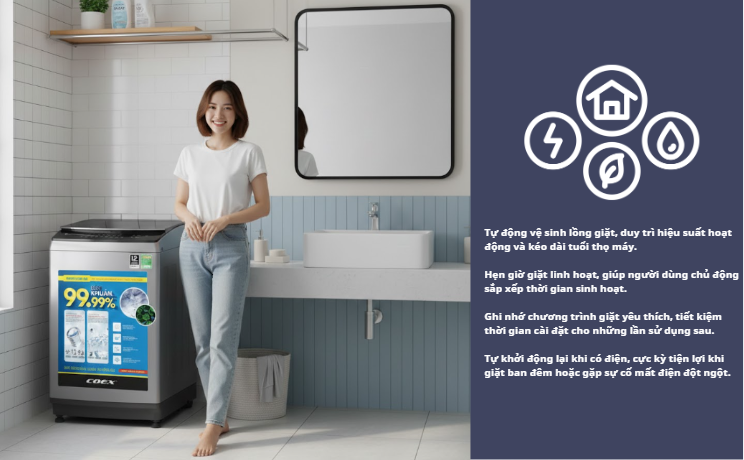 Tiện ích thông minh, sử dụng dễ dàng mỗi ngày