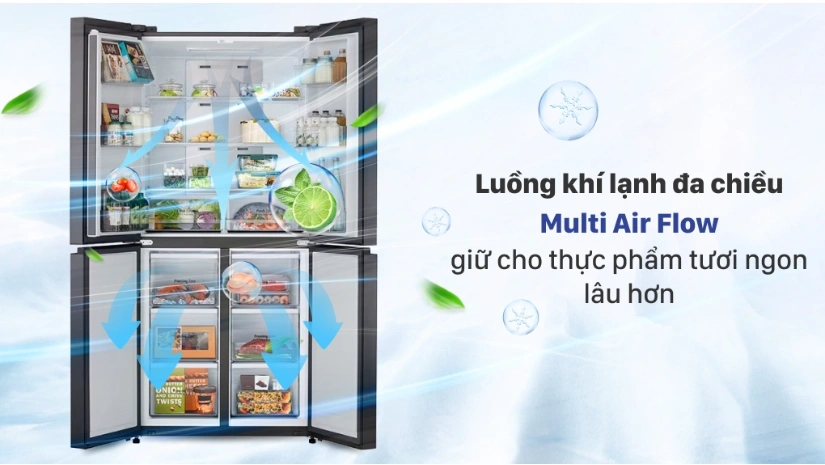 Tủ lạnh 4 cửa Inverter 415 Lít Coex RM-4014MIS - Giá ngon, nhiều tiện ích