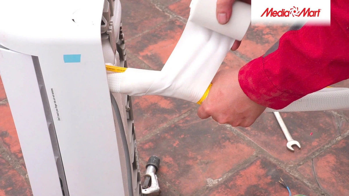 Cách đi ống đồng và lắp dàn nóng điều hòa đúng cách