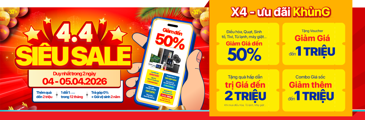 Siêu sale 4.4: Điện thoại giá chỉ từ 2,9 triệu