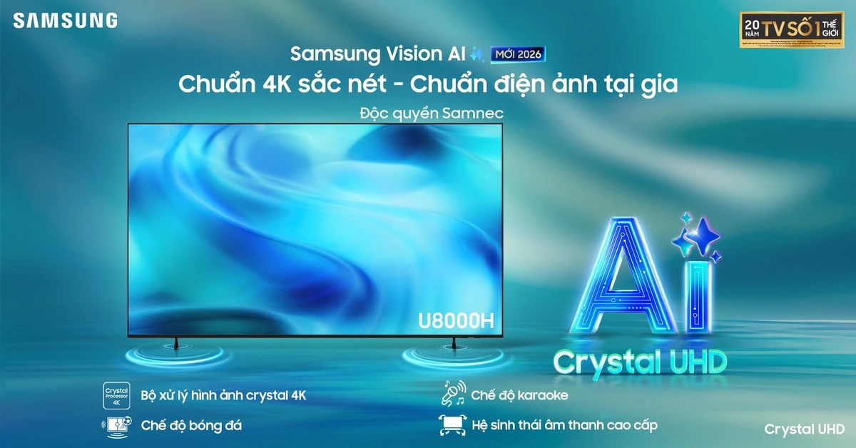 Tái định nghĩa trải nghiệm nghe nhìn cao cấp cùng các dòng Samsung AI TV