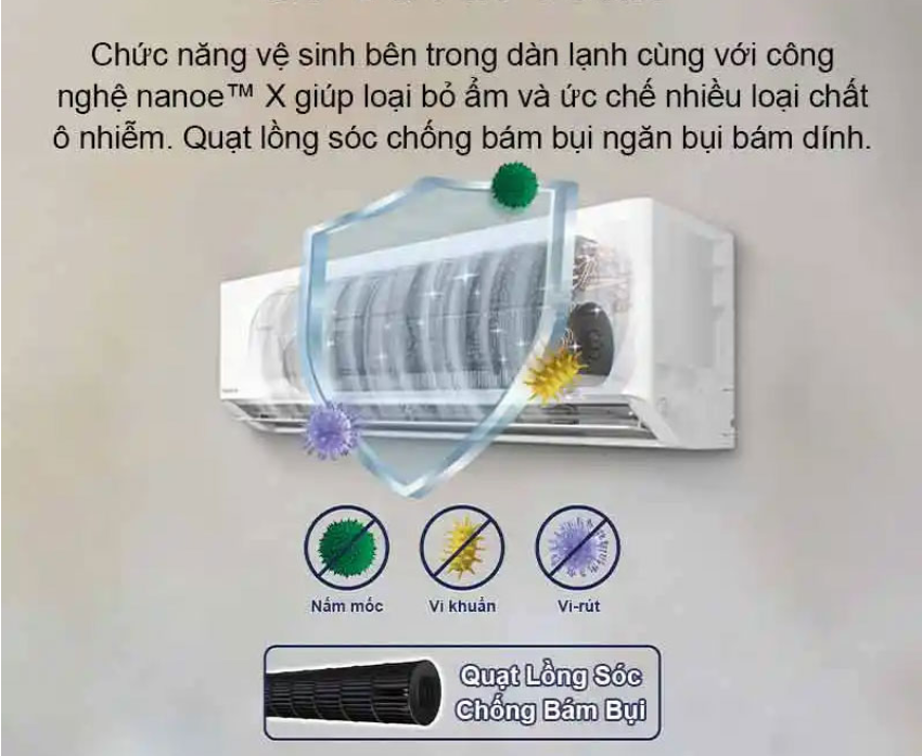 Thiết kế tối giản, phù hợp nhiều không gian lắp đặt