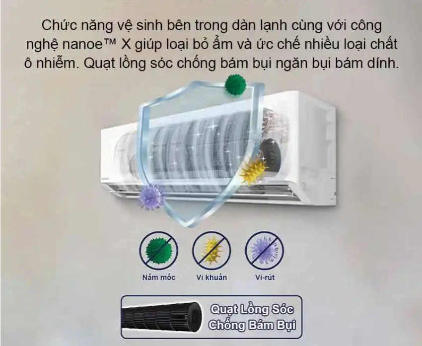 Thiết kế tối giản, phù hợp nhiều không gian lắp đặt