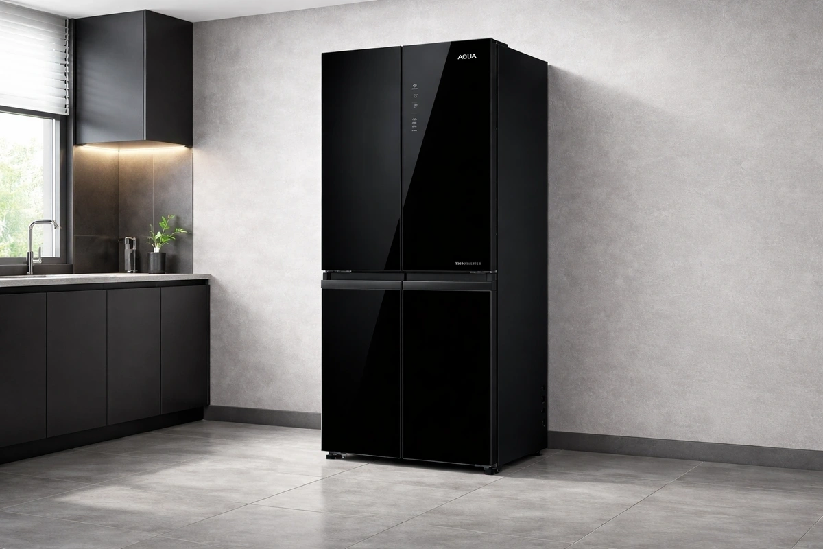 Tủ lạnh Aqua Inverter 410 lít AQR-M466XA(GB)