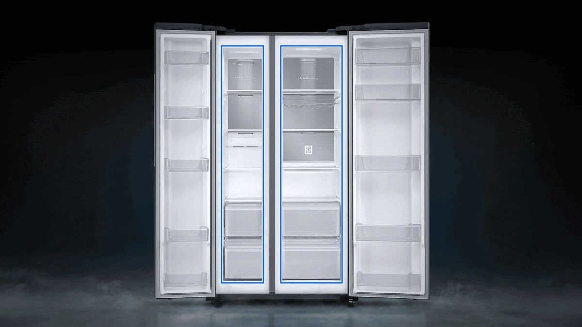 Tủ lạnh Samsung Inverter 583 lít Side By Side RS57DG400EM9SV