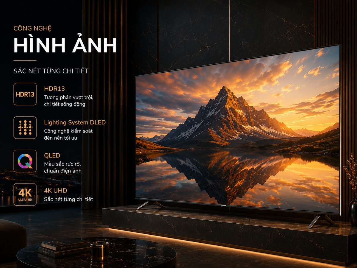 Công nghệ hình ảnh, âm thanh xứng tầm