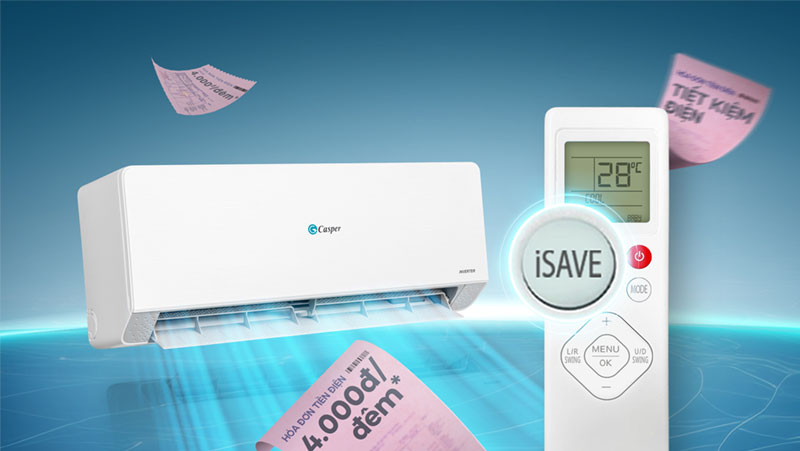 Điều hòa Casper 1 chiều Inverter 1.5HP 12200BTU QC-12IS36