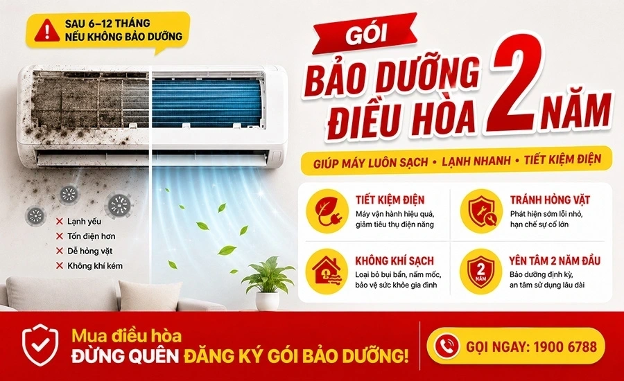 Quyền lợi khi đăng ký gói bảo dưỡng 2 năm