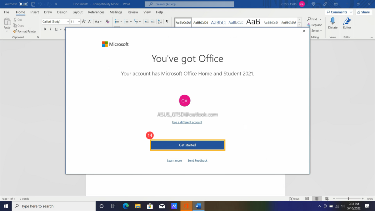 Cách kích hoạt Windows và Office bản quyền trên laptop ASUS