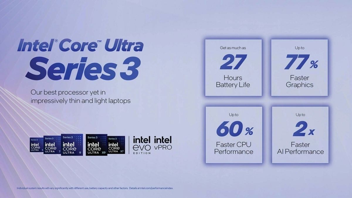 Intel Core Ultra Series 3 là gì? Có nên mua laptop Panther Lake?