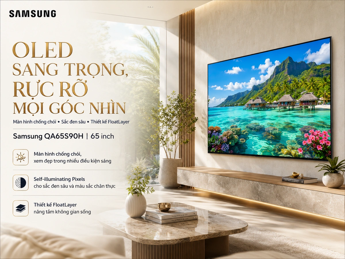 Thiết kế màn hình lớn, trải nghiệm xem mãn nhãn