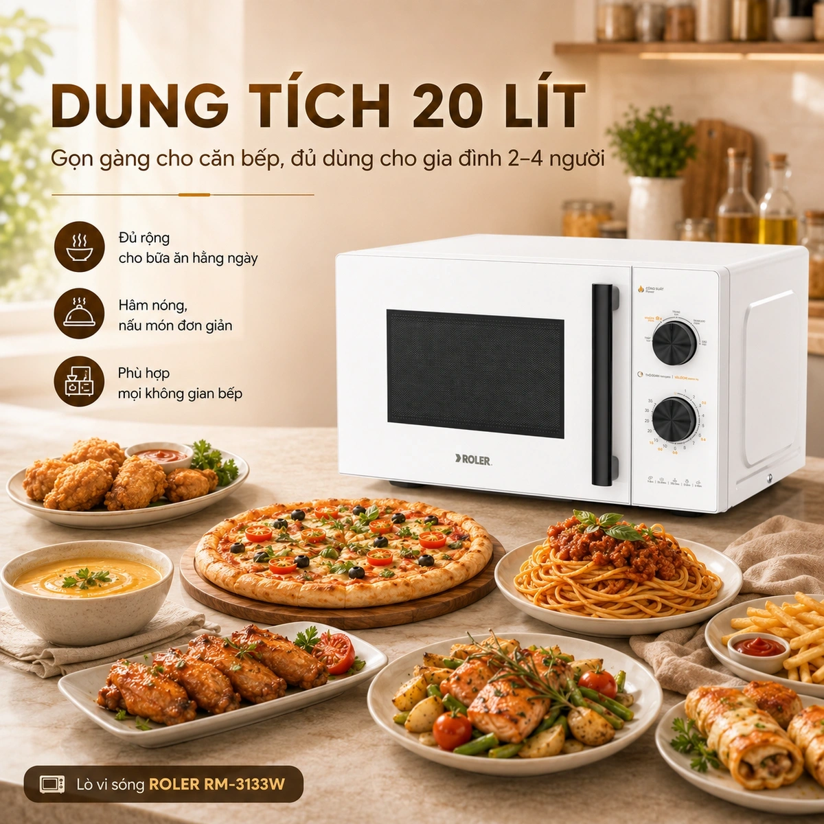 Thiết kế nhỏ gọn, tiện lợi