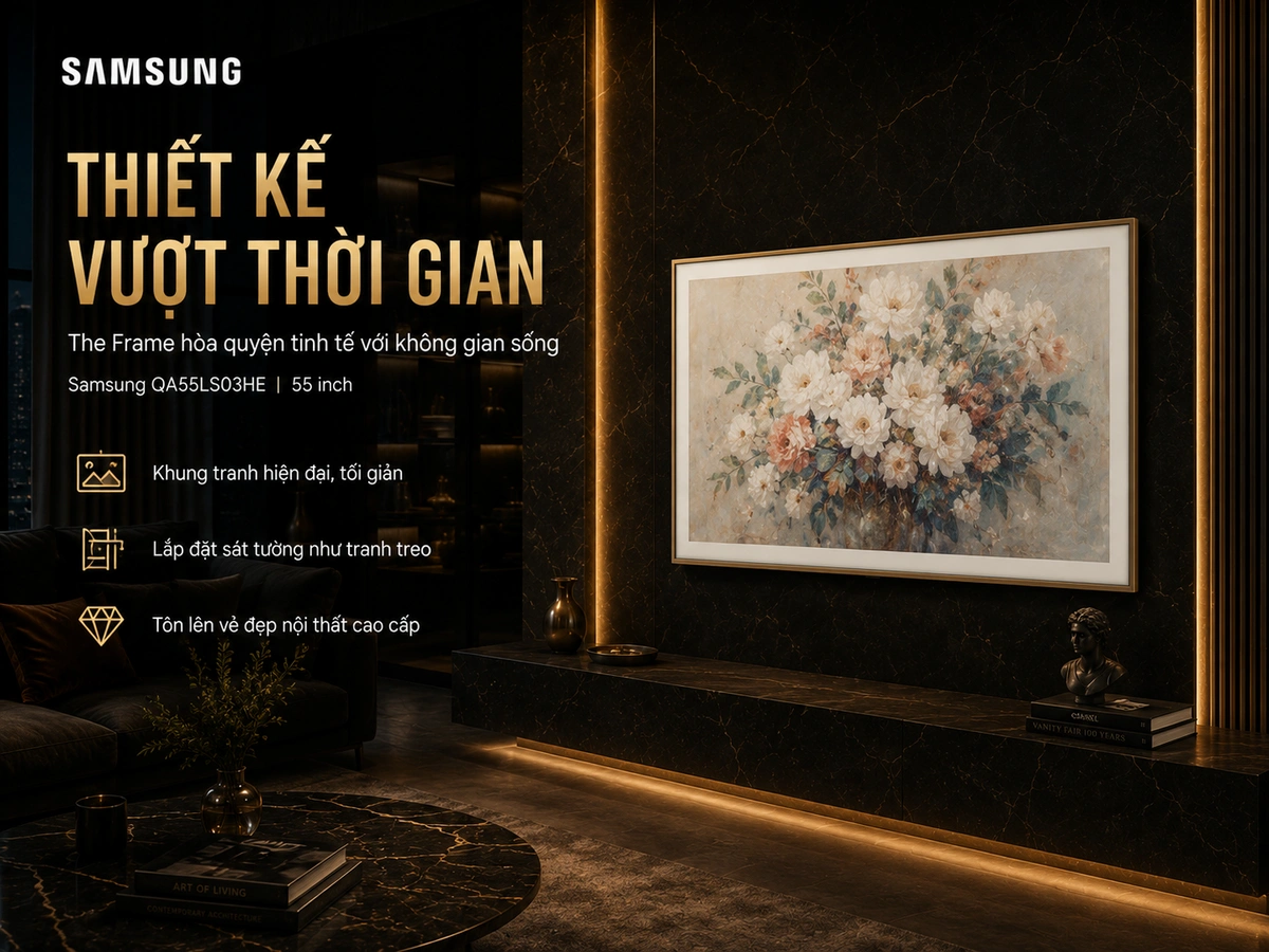 Thiết kế tinh tế tô điểm không gian