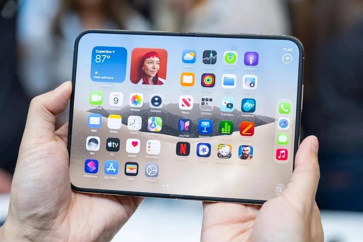 Màn hình iPhone Duo 7,6 inch: Không gian hiển thị lớn như iPad