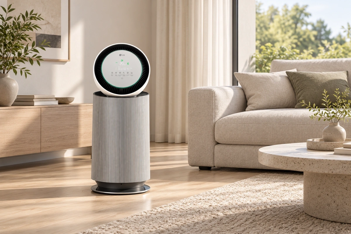 Máy lọc không khí LG mạnh về lọc 360°, hệ sinh thái thông minh