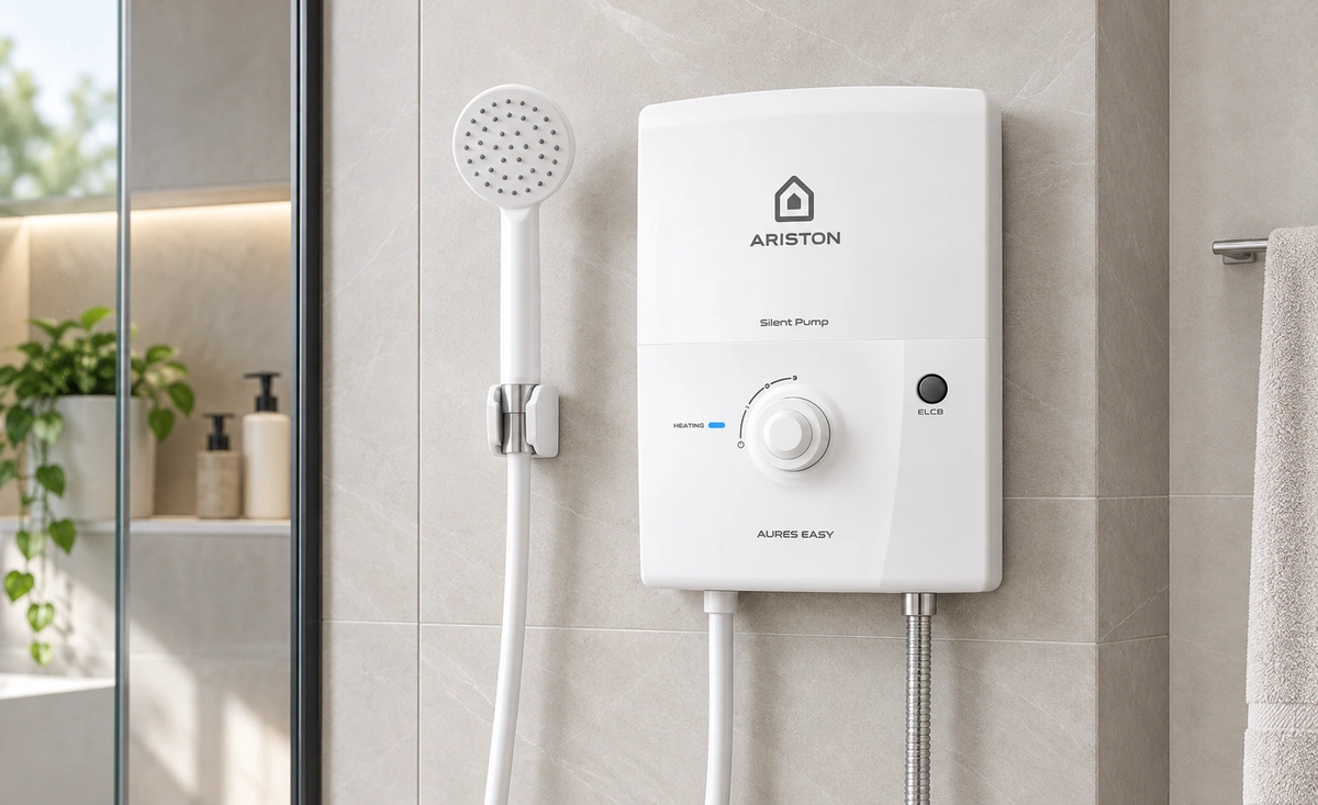 Máy nước nóng trực tiếp Ariston Aures Easy 4.5P
