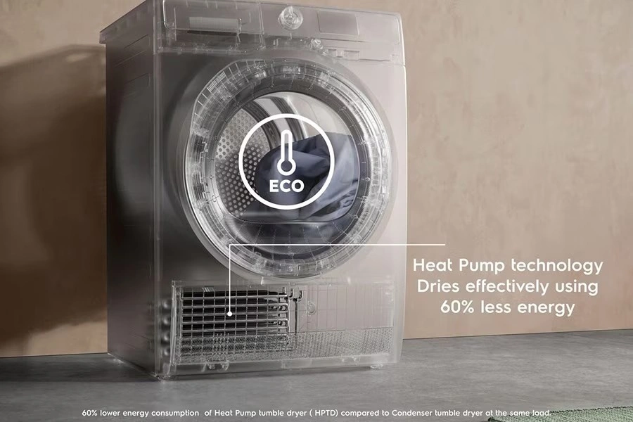 Máy sấy bơm nhiệt Electrolux 8kg EDH803J5WC