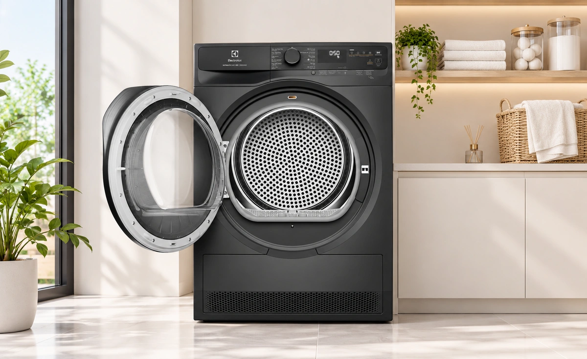 Máy sấy bơm nhiệt Electrolux 9kg EDH903R7SC